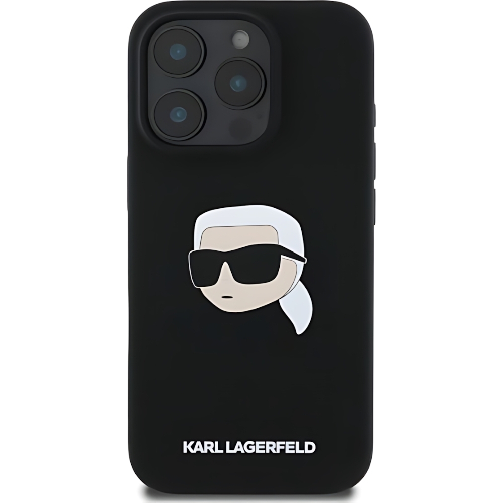Etui Karl Lagerfeld Silicone Karl Head MagSafe dla iPhone 16 Pro